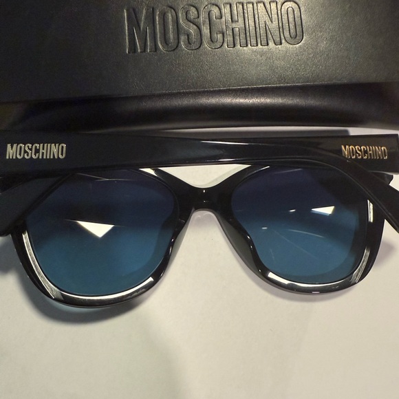 Moschino Dark Blue Sunglasses - Picture 3 of 7